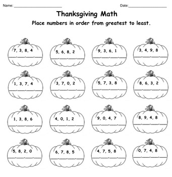 Smartboard: Thanksgiving Primary Math (Numeration, Patterning, Addition ...