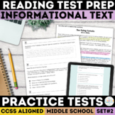CAASPP Test Prep Reading Comprehension Passages with Multi