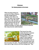 Smarter Balanced Practice   Chinampas: the Aztec Floating Gardens