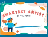 Smartest Artist of the Month Award for Art Classrooms