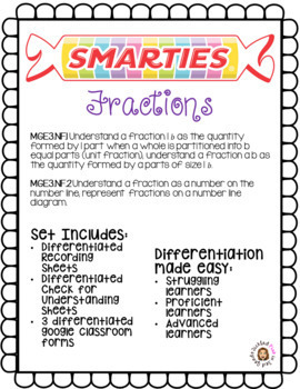 Preview of Smarties Fractions