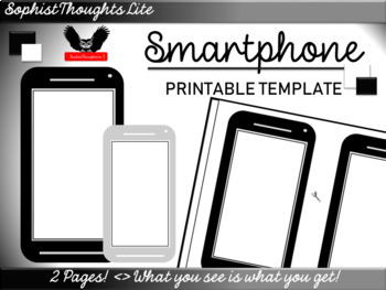 Preview of Smartphone Graphic Organizer Template