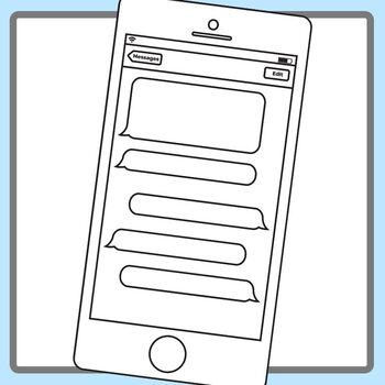 smartphone text clipart