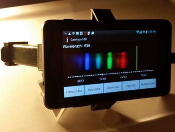 Preview of Smartphone spectroscope exercise