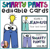Smarty Pants Editable Cards