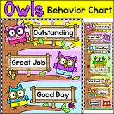 Smarty Pants Owls Theme Behavior Chart - Editable Classroom Decor