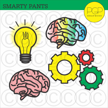 Preview of Smarty Pants Thinking Clip Art by PGP Graphics