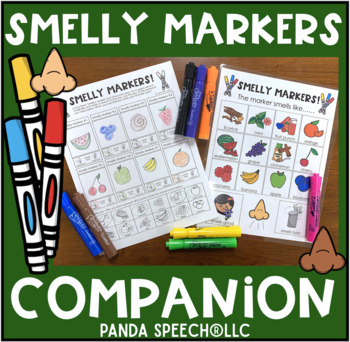 Smelly Markers Guessing Game Companion (FREEBIE) by Panda Speech