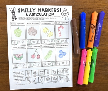 Smelly Markers and Articulation by Panda Speech