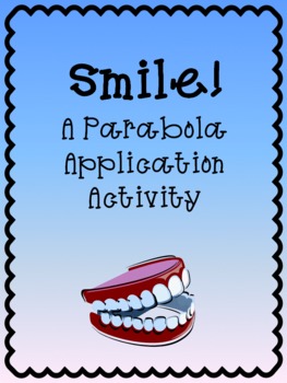 Preview of Quadratic Function Activity About Your Dental Arch