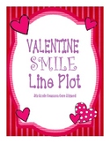 Smile Valentine: Line Plot Common Core Math Activity