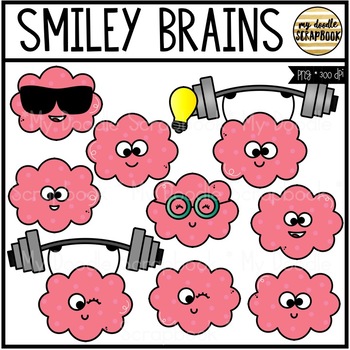 growing brain clipart with executive function