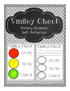 Smiley Check: Primary Students Self-Refelction by Polka-dots in the ...
