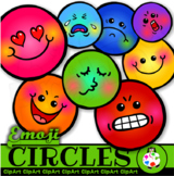 Smiley Emoji Circle Face Clip Art Shapes