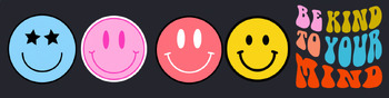 Preview of Smiley Face Be Kind To Your Mind Animated Google Classroom Header