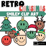 Smiley Face Christmas Clip Art II Holidays Smile Clipart