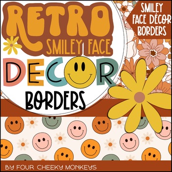 Wallies Retro Smile Smiley Face Cutouts - That Bohemian Girl