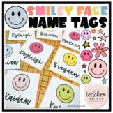 Cute Smiley Face Free Name Tags