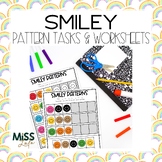 Smiley Face Pattern Strips Activity and Worksheets
