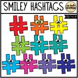 Smiley Hashtags # (Clip Art for Personal & Commercial Use)