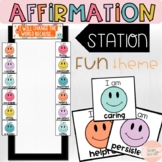Smiley face, Affirmation Station, Affirmation Mirrors Labe