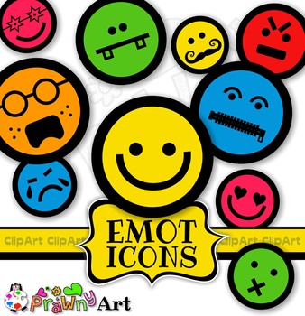 huiselijk Optimisme Mijnenveld Smiling Face Emoticons Emoji Clip Art Mega Pack by Prawny | TpT