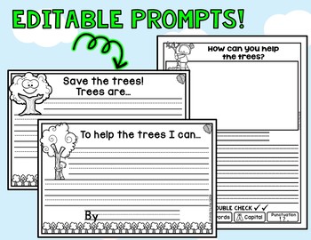 Smiling Tree Craft and Activities for ARBOR DAY TpT