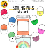 Smiling pills- clip art free