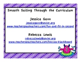 Smooth Sailing Through the Curriculum Powerpoint