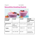 Smoothie Competition Rating Rubric