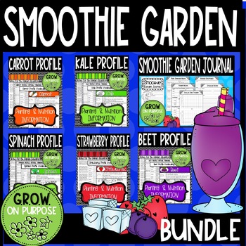 Preview of Smoothie Garden - Thematic School Gardens Bundle