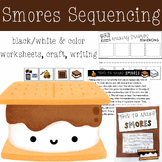 Smores Sequencing Craft & Worksheets | Summer, Fall Sequencing