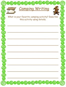 S'mores and Camping Themed Activities for Reading, Writing, and Science ...