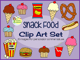 Snack Food Clip Art Set - 20 images for personal or commer