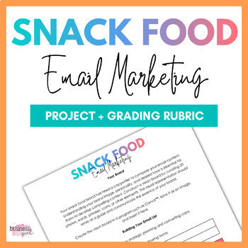 Preview of Snack Food Email Marketing Project