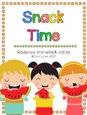 Snack Time Social Story & Routine