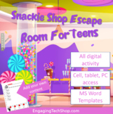 Snackie Shop Escape - digital escape room using your content