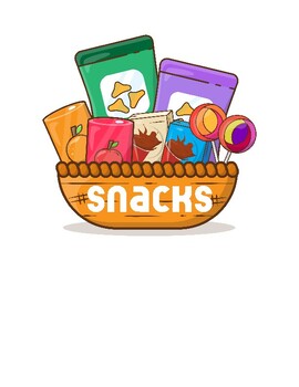 Preview of Snacks Label