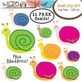 FREE Snail Set: Clip Art Graphics for Teachers