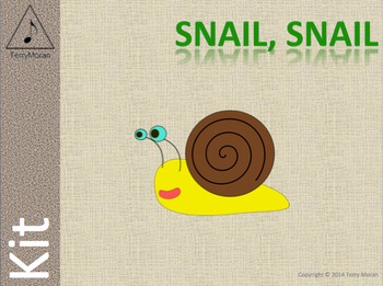 Preview of Snail, Snail - Kit