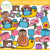 Snail's Post Office Mail Delivery Clip Art
