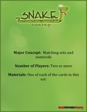 Snake Counting Math Game