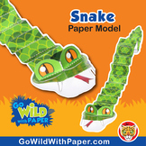 Snake Craft Activity | 3D Paper Model