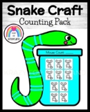 Snake Craft, Mouse Counting Activity for Pets Math Lesson,