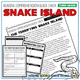 Snake Island Reading Comprehension Passage and Questions D