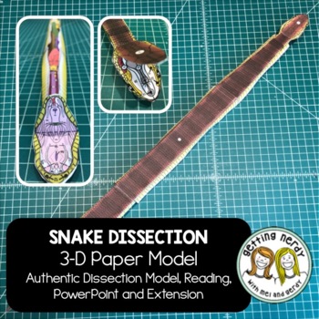 Preview of Snake Paper Dissection - Scienstructable 3D Dissection Model