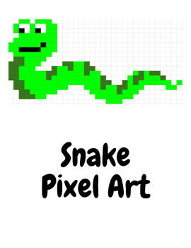 Snake Pixel Art by Kia Knight | TPT