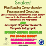 Snake Readings, Infographic, & More Bilingual Bundle for G
