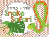 Snake Safari Math and Literacy Centers and More!