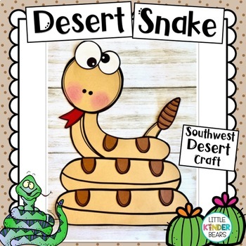 Preview of Snake | Southwest Desert | Craft